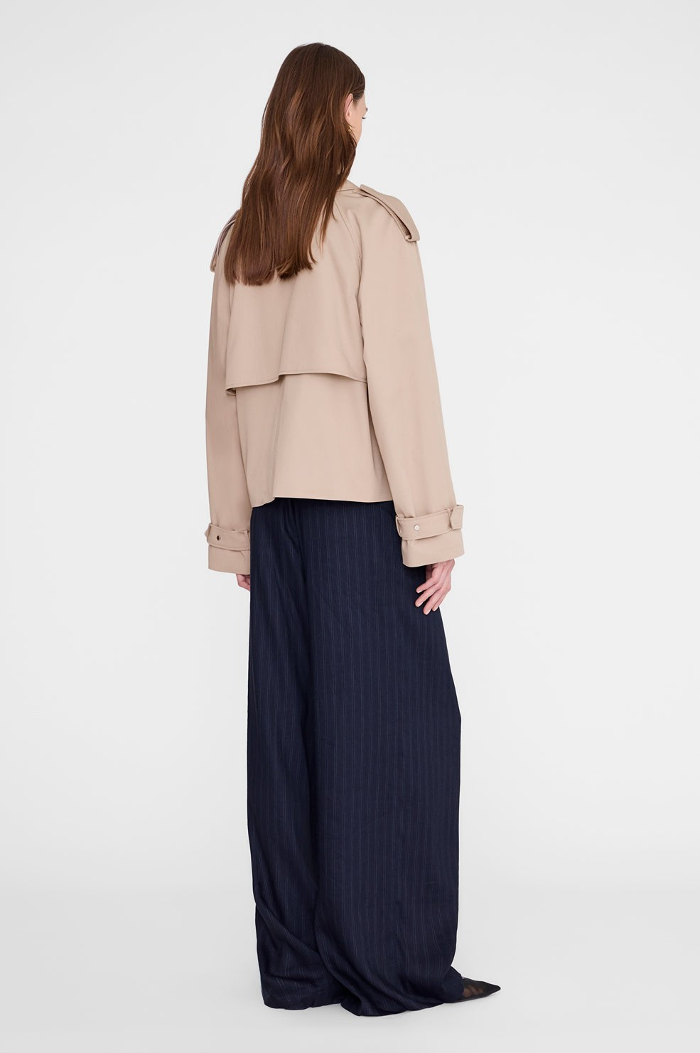 Rickie Cropped Trench - Beige