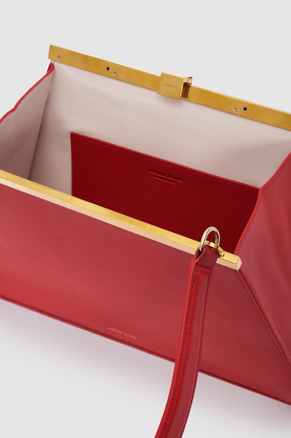 Anine Bag Smooth Leather - Tango Red