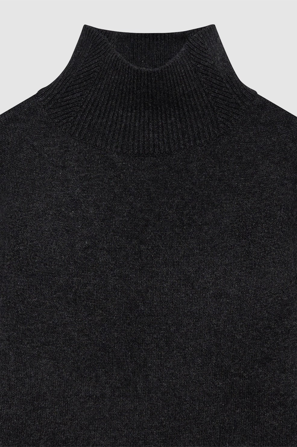 Alma Turtleneck Sweater - Charcoal