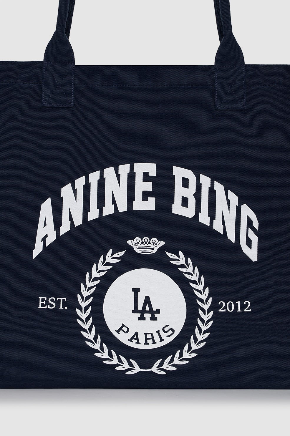 Leo Canvas Tote Collegiate - Blue