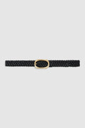 Signature Link Belt Braided - Black