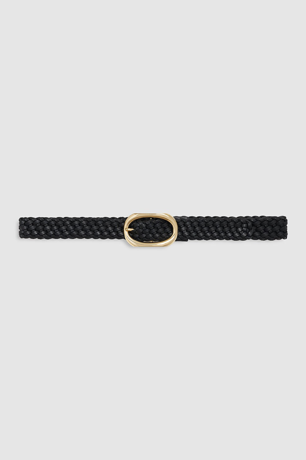 Signature Link Belt Braided - Black