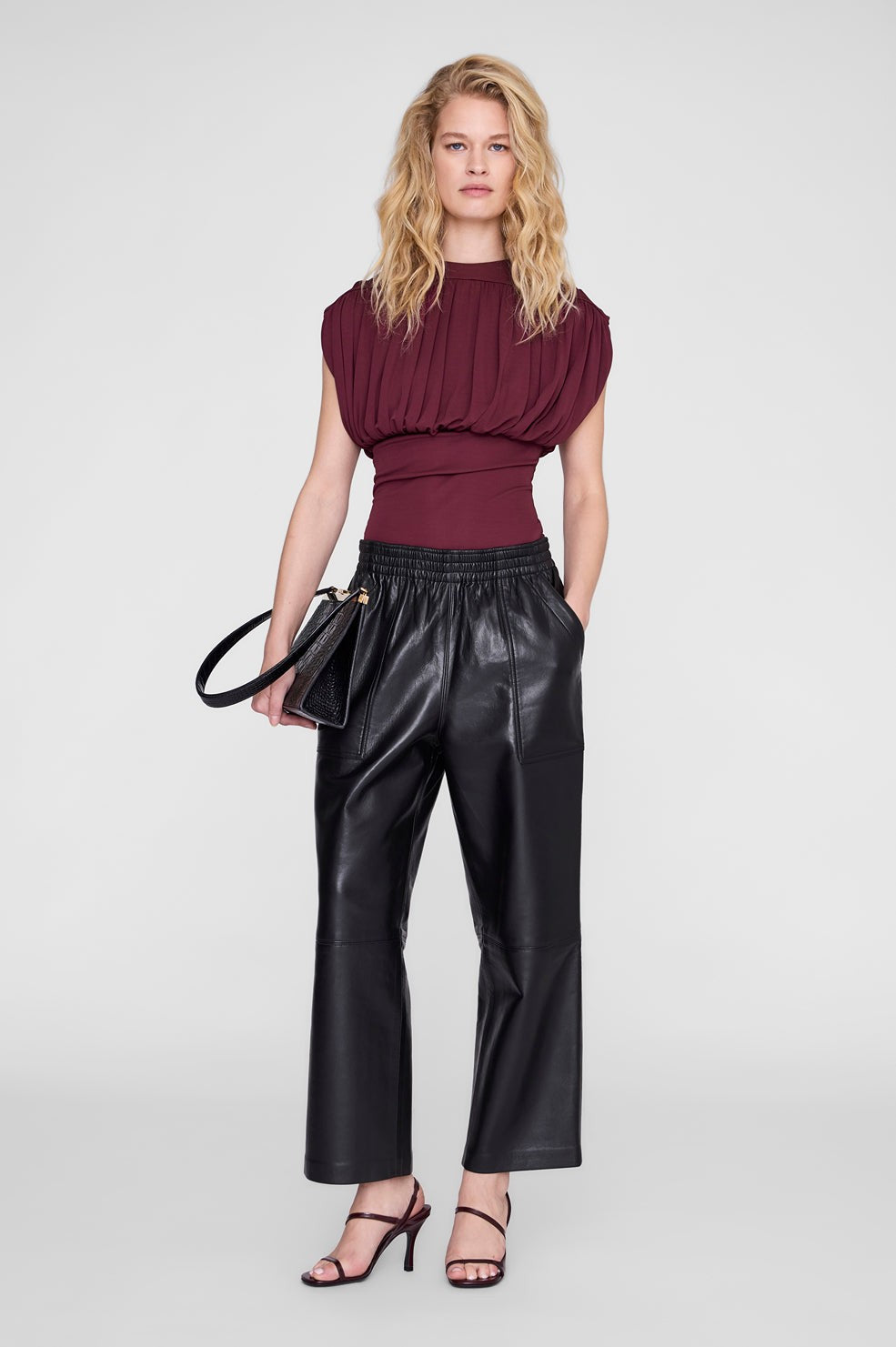 Fran Top - Burgundy