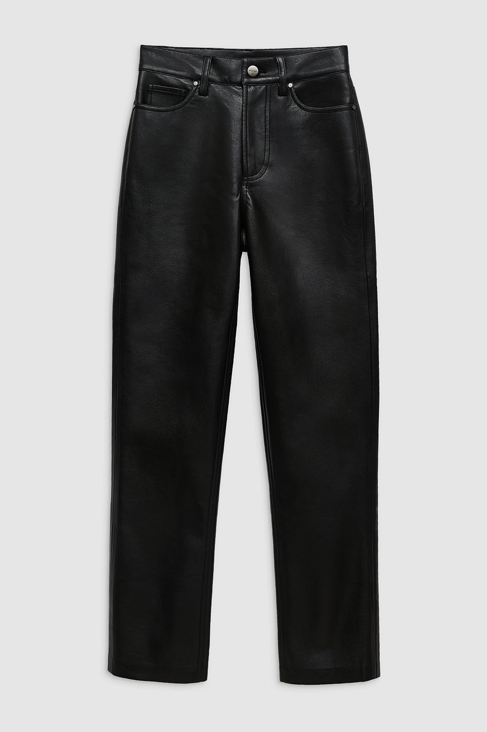 Bruno Pant - Black Recycled Leather