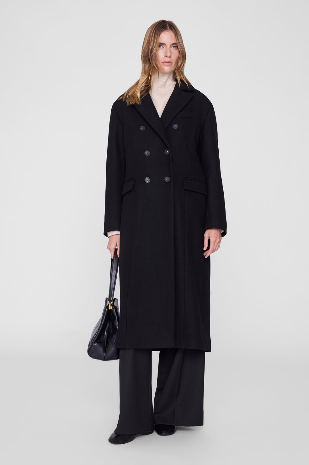 Sali Maxi Coat - Black