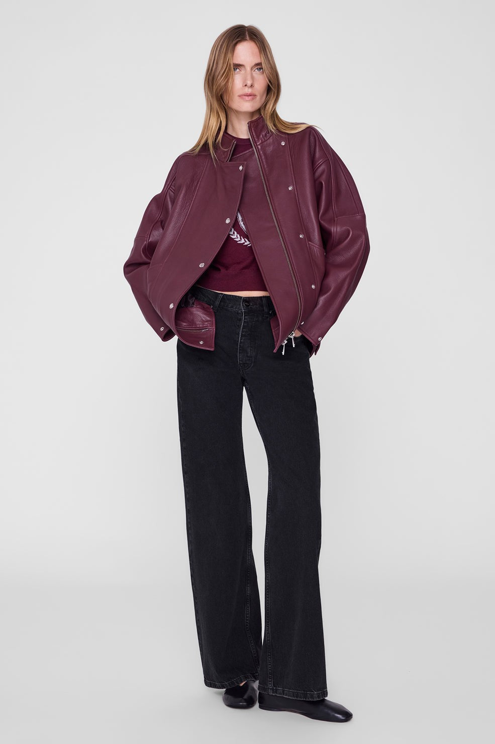 Mia Sweater - Burgundy
