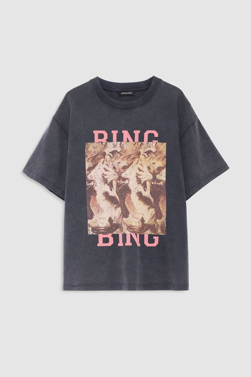 Cade Tee Tiger Bing - Washed Black