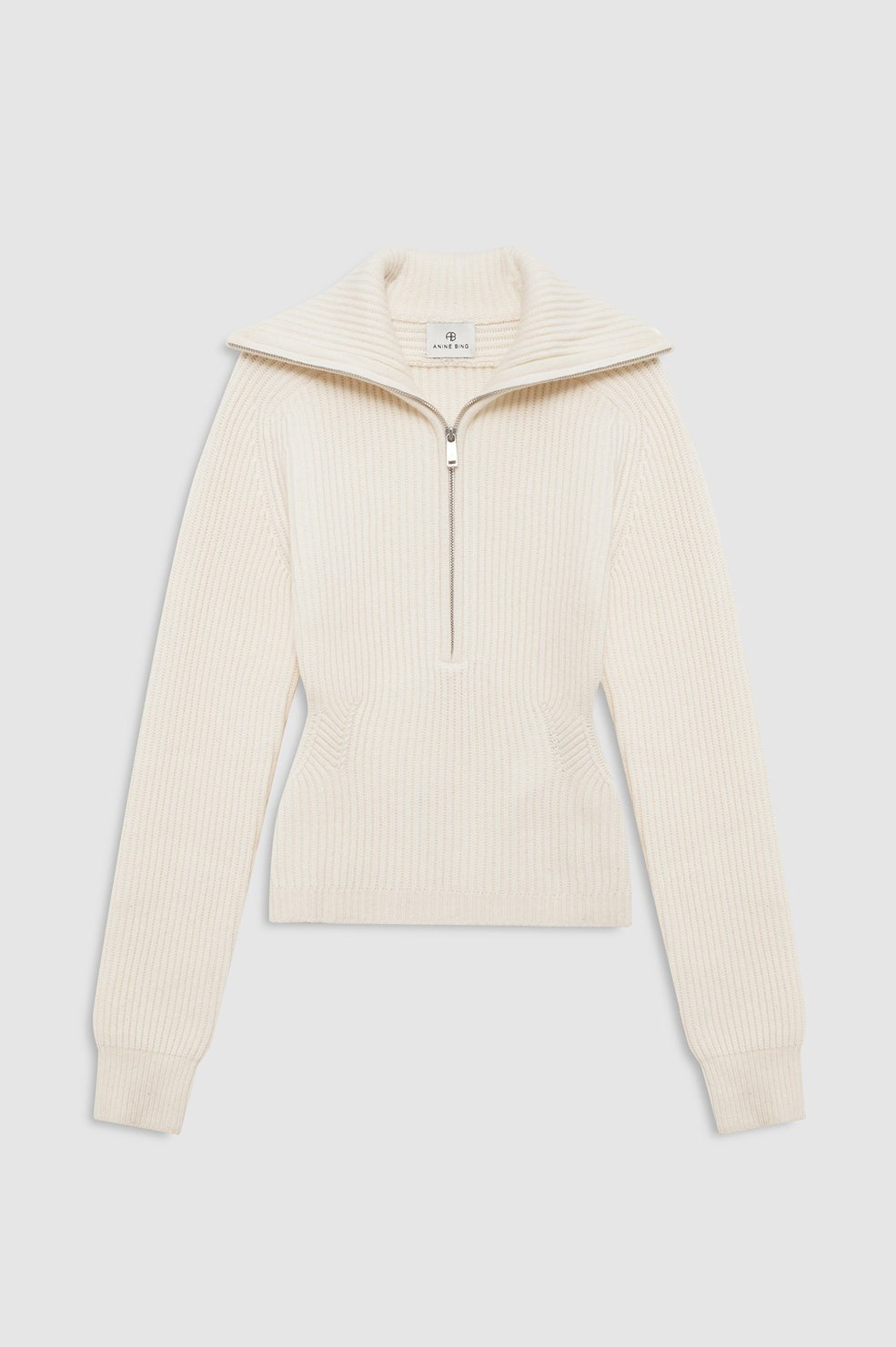 June Trucker Collar Sweater - Ecru