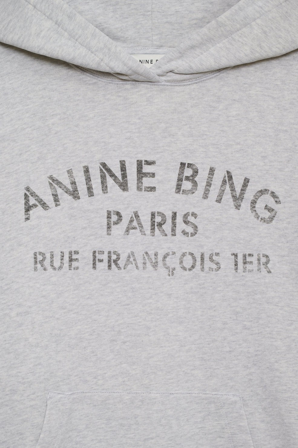 Harvey Sweatshirt Paris Stencil - Heather Grey