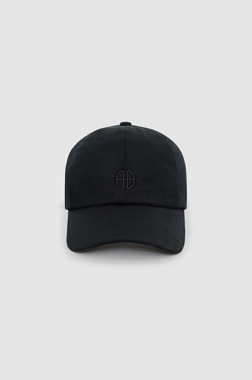 Jeremy Baseball Cap - Black Wool