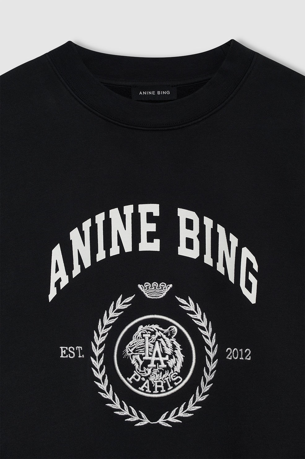 Miles Sweatshirt Collegiate - Vintage Black