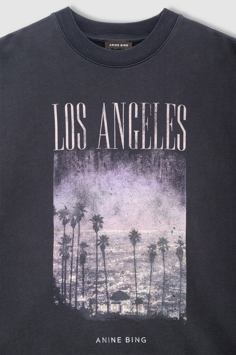 Miles Sweatshirt Los Angeles - Vintage Black