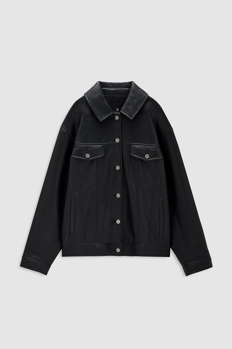 Rory Jacket - Black Recycled Leather