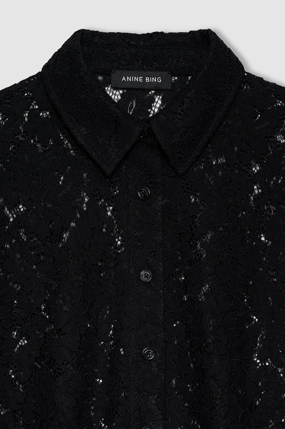 Shayna Top - Black Lace