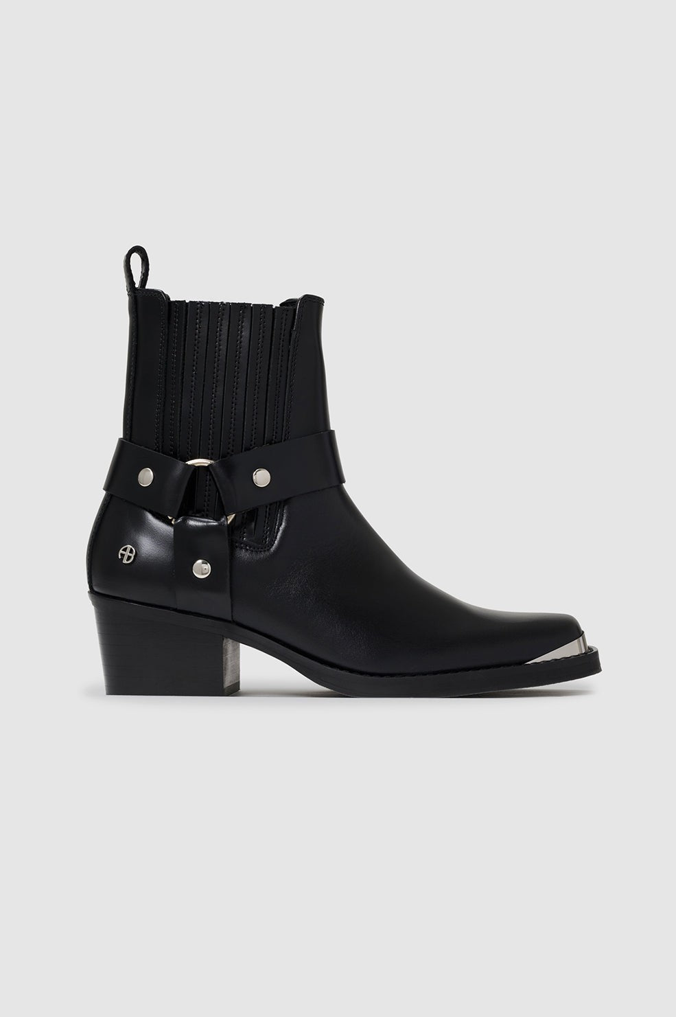 Mid Biker Boots - Black