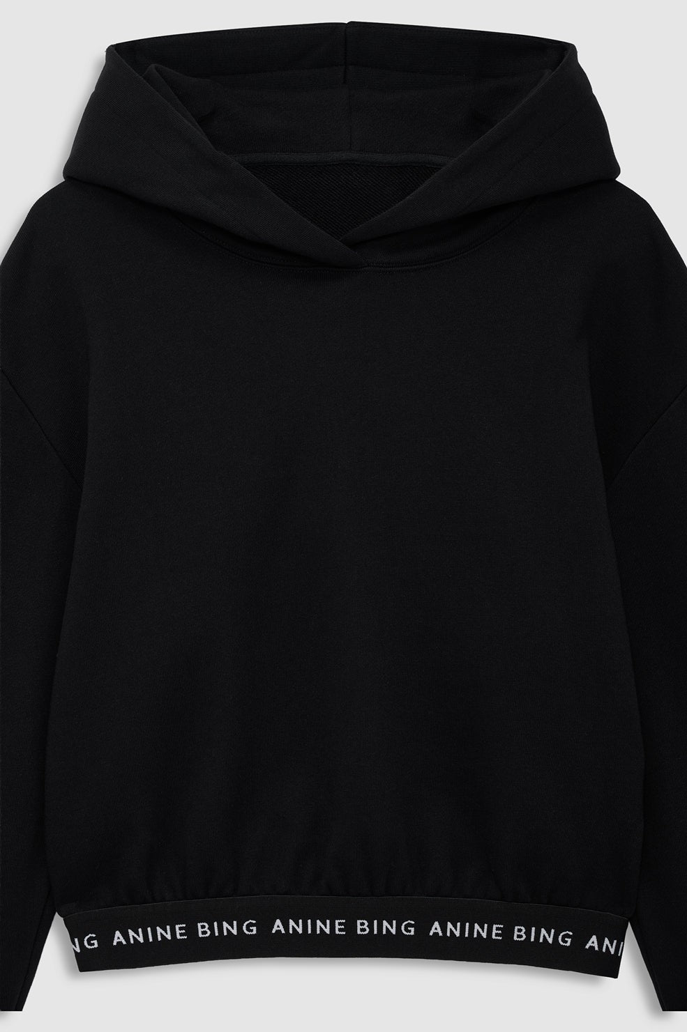Dany Cropped Hoodie - Black