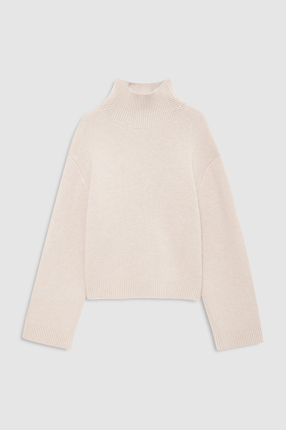 Alma Turtleneck Sweater - Beige
