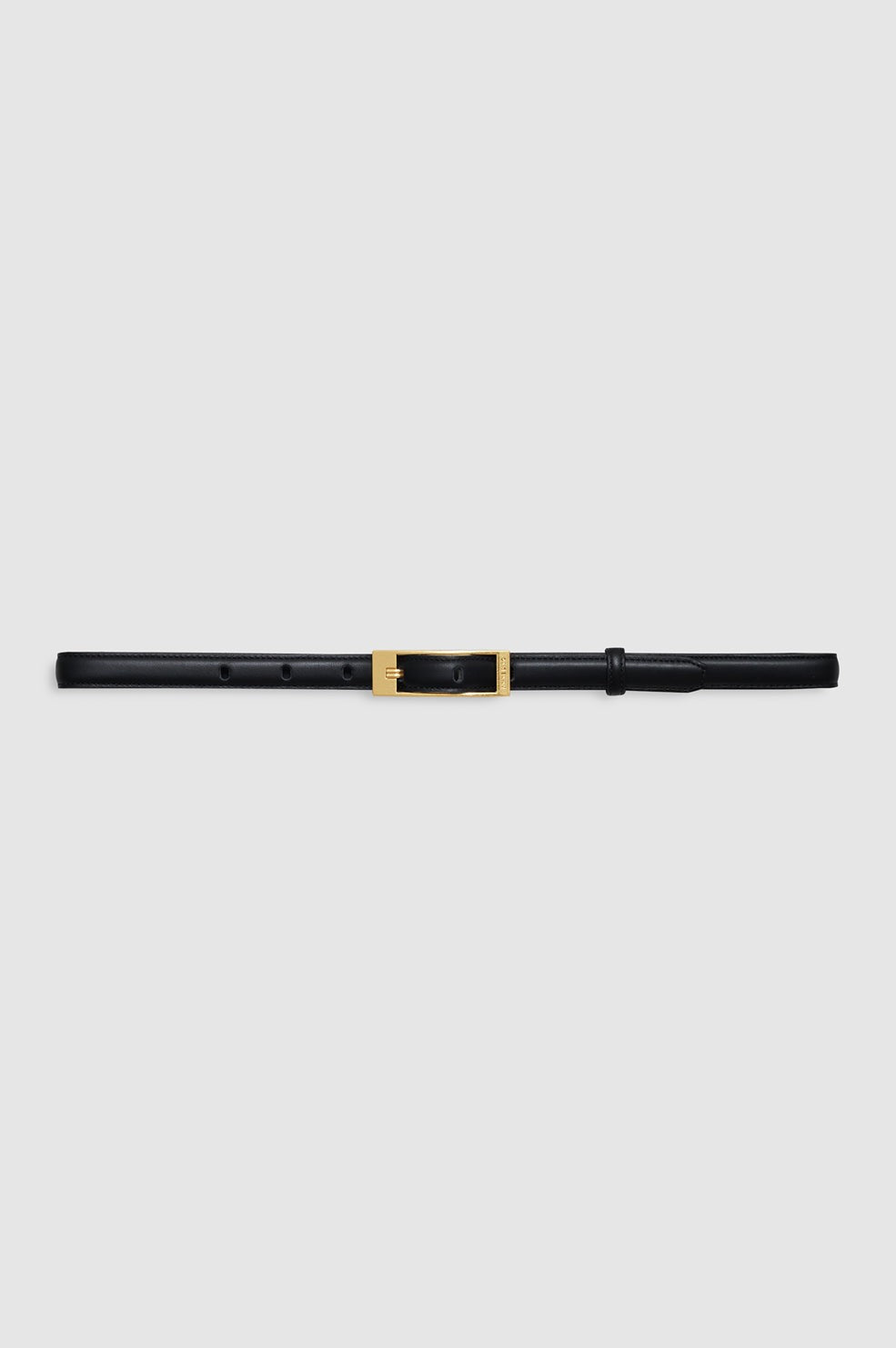 Elly Belt Smooth Leather - Black