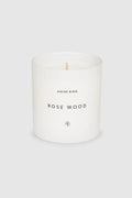 Rose Wood Candle - White