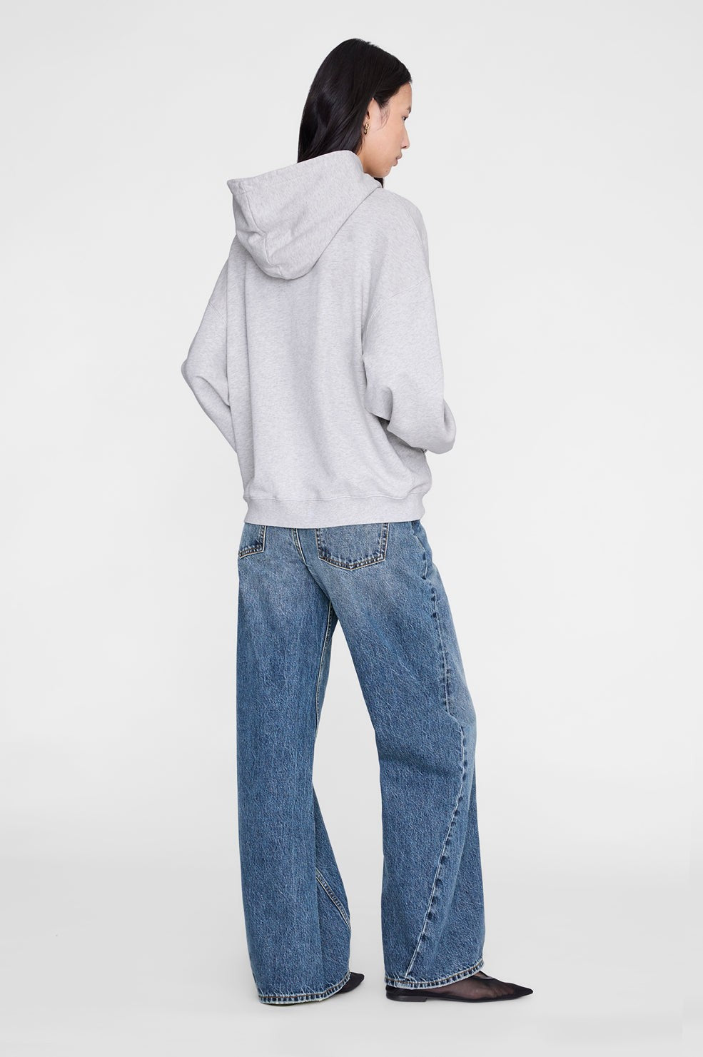 Harvey Sweatshirt Paris Stencil - Heather Grey