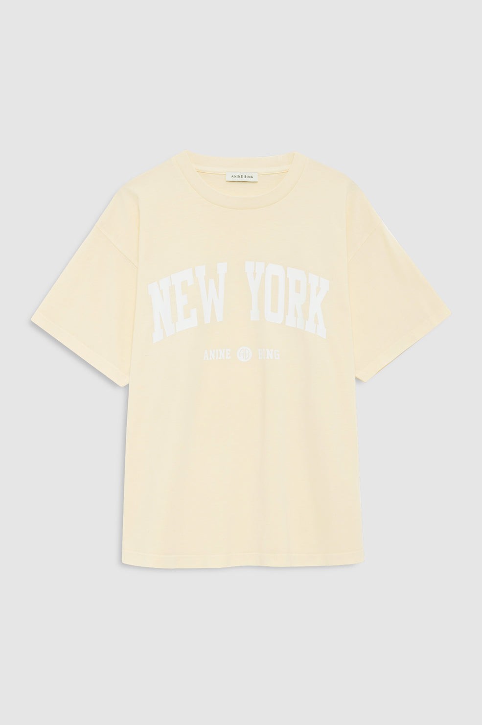 Cade Tee New York University - Butter Yellow