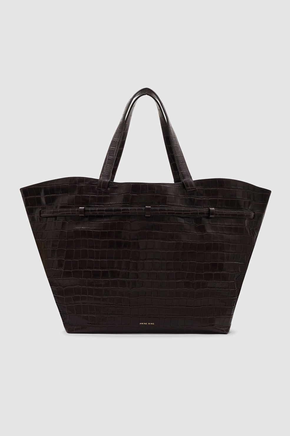 Elly Tote Embossed - Dark Brown