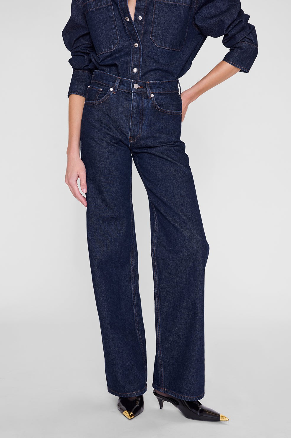 Hugh Jean 34" - Unwashed Blue