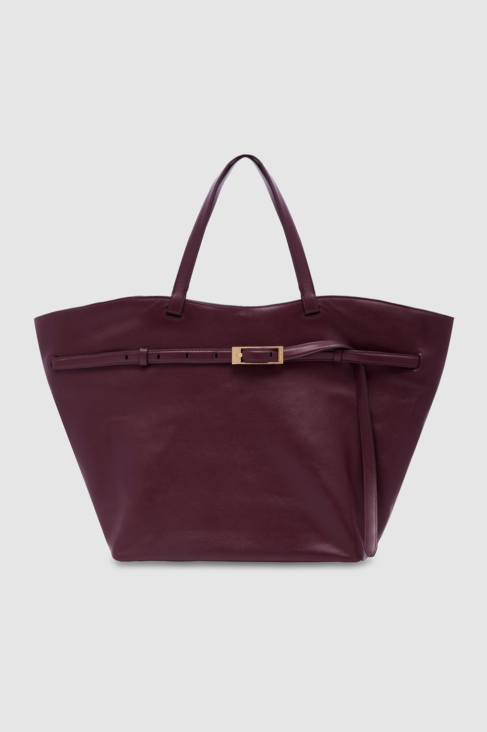 Elly Tote Grained Leather - Fig