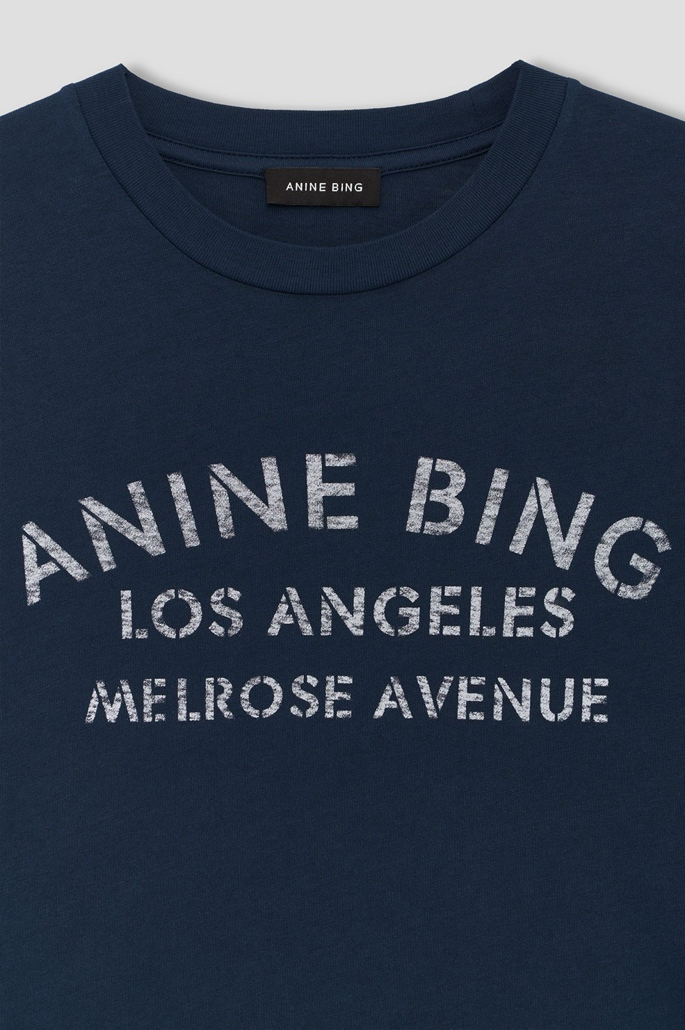 Cade Tee Melrose Stencil - Navy