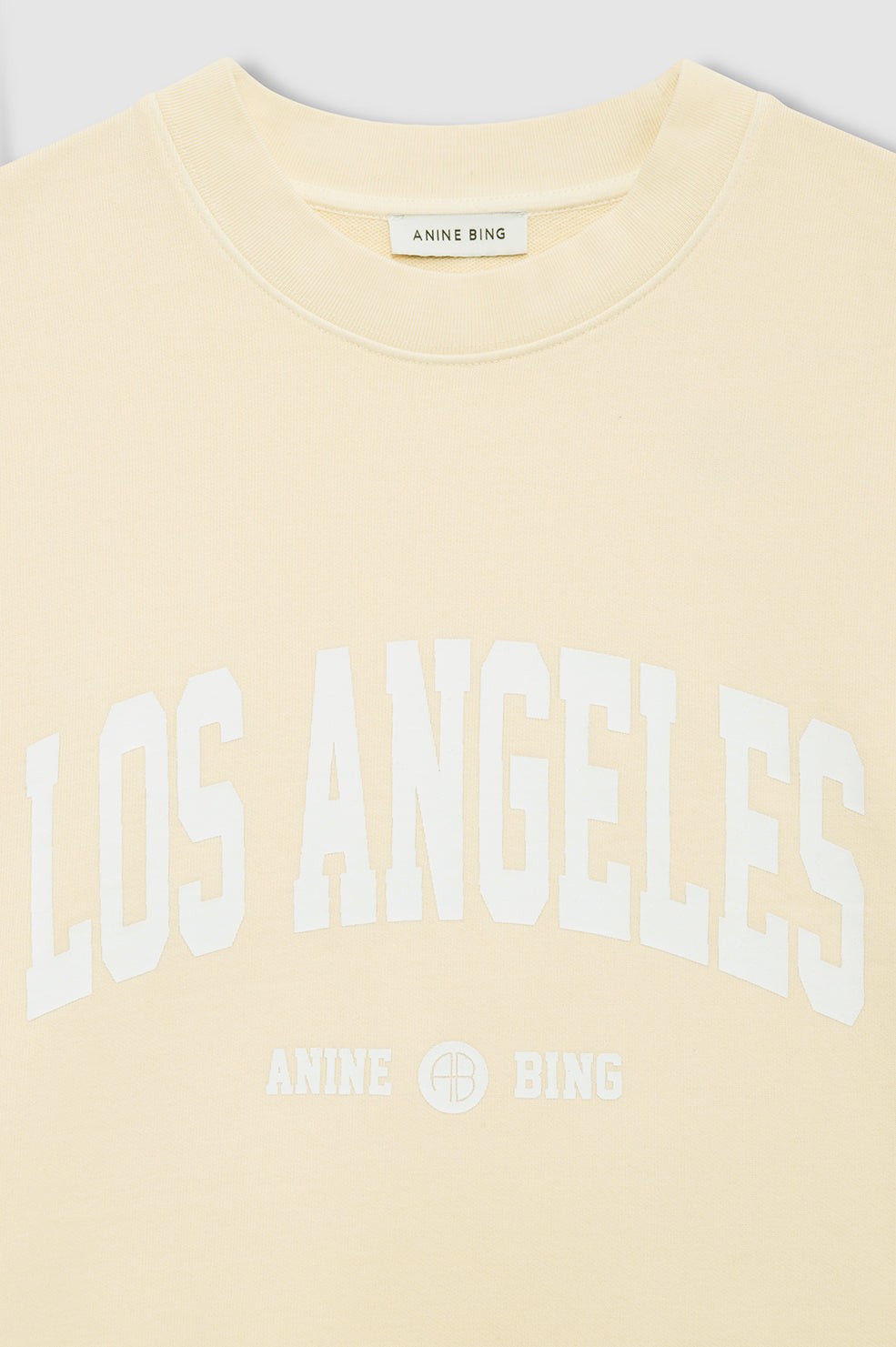 Miles Sweatshirt Los Angeles University - Butter Yellow