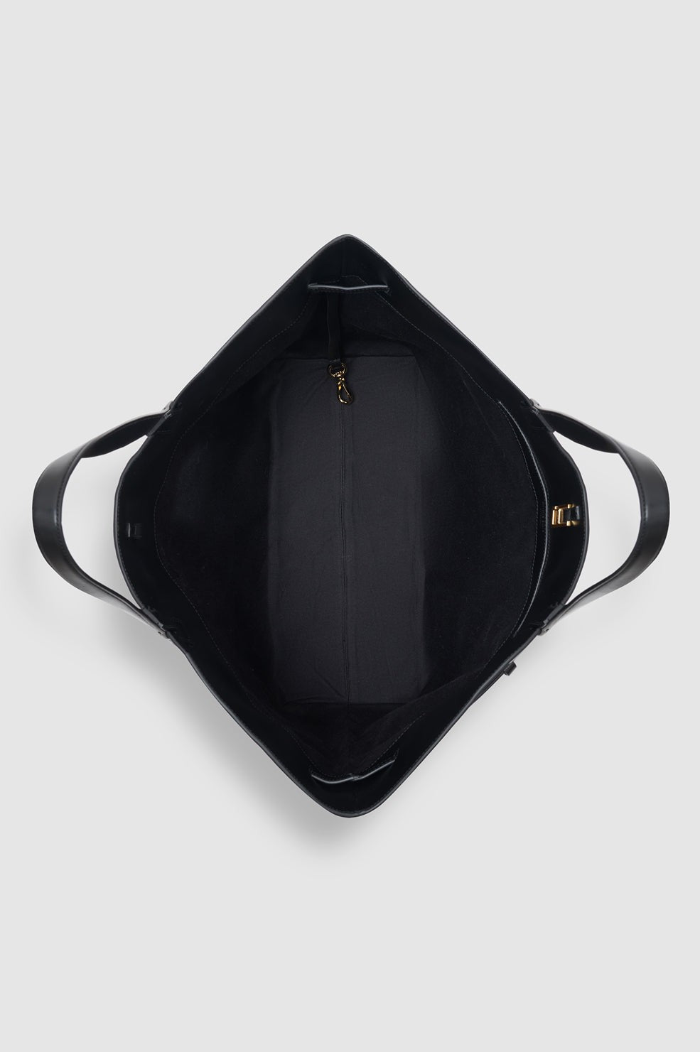 Elly Tote Grained Leather - Black
