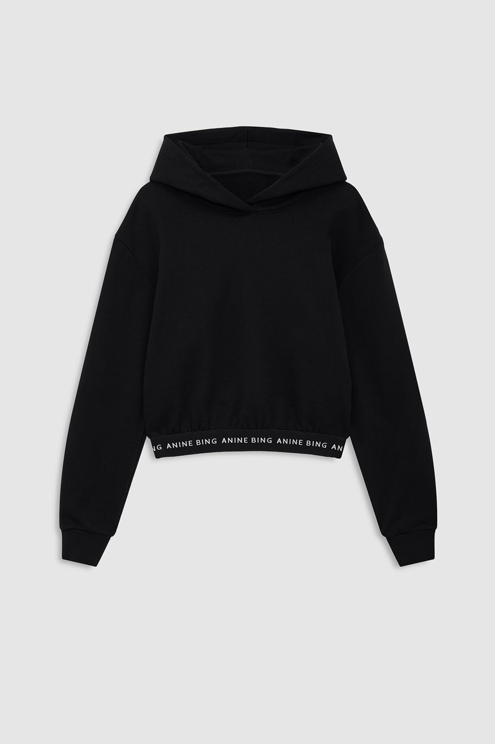 Dany Cropped Hoodie - Black