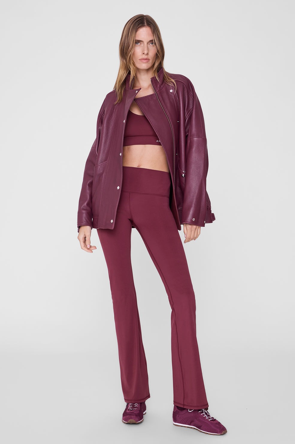 Gabrielle Legging - Burgundy