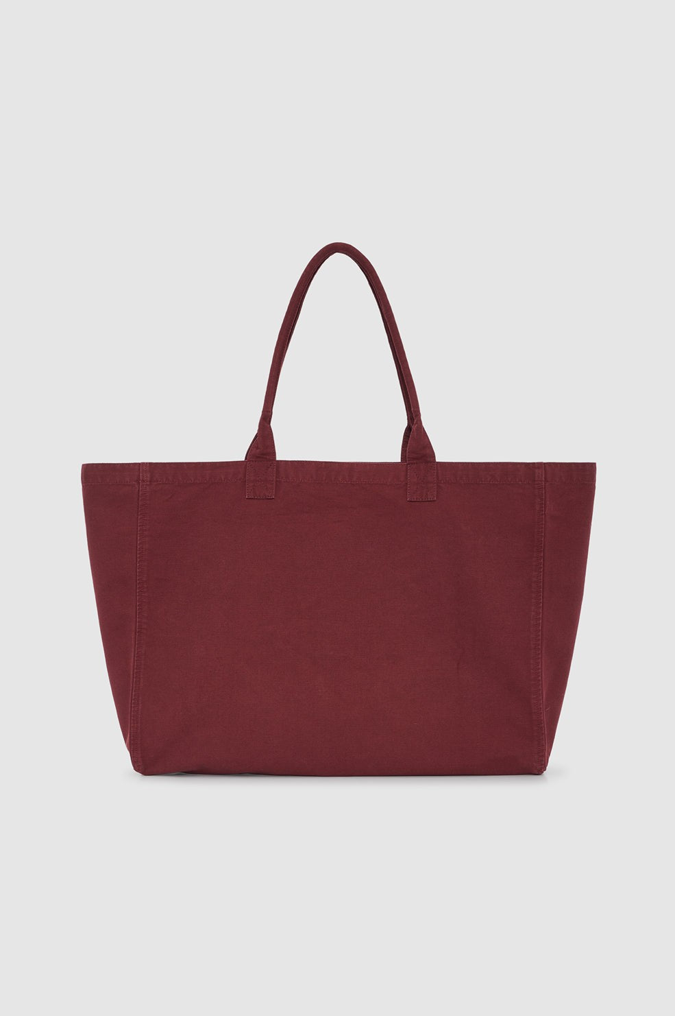 Leo Canvas Tote Collegiate - Fig