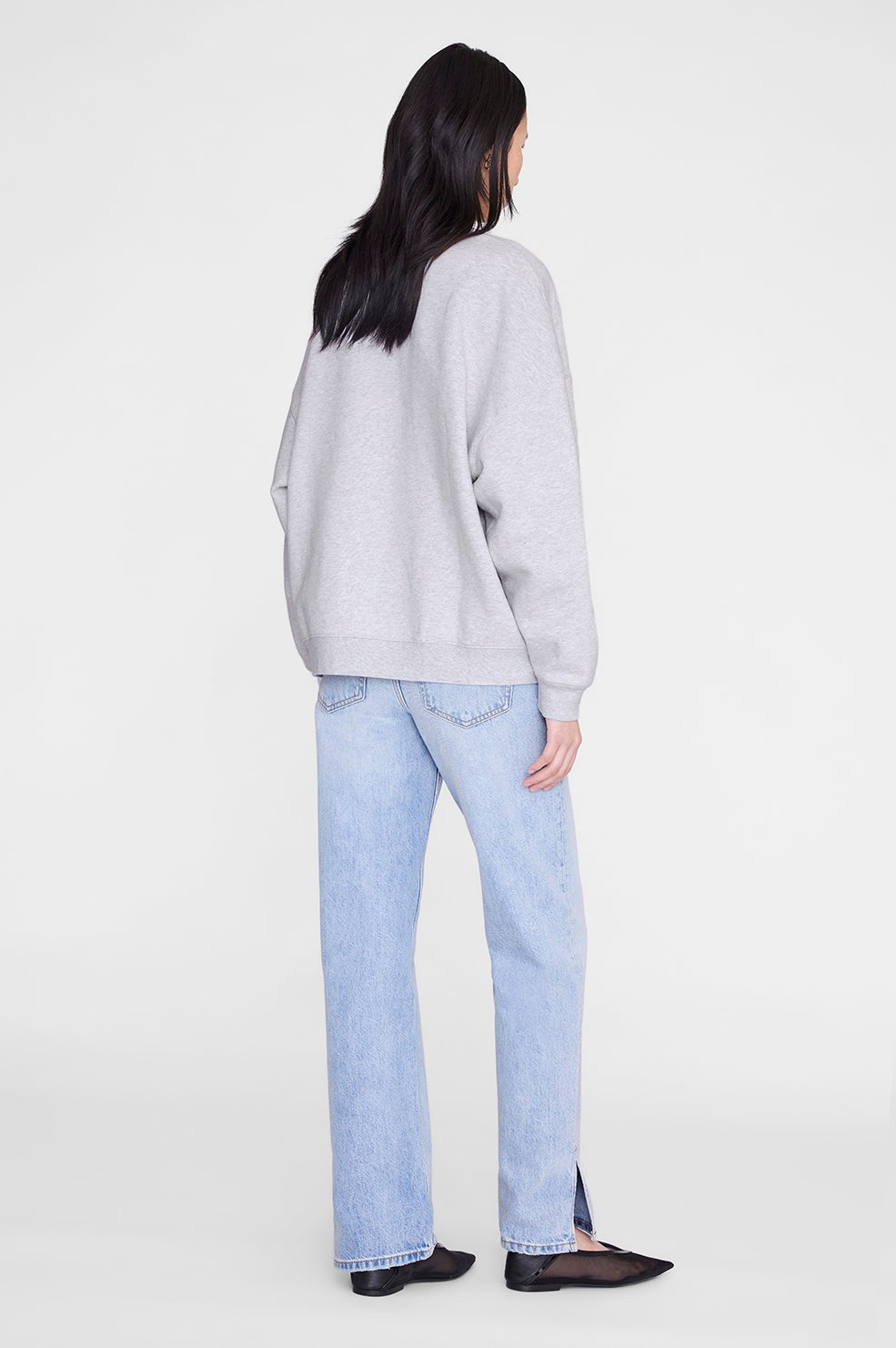 Miles Sweatshirt Anine Bing Leopard - Heather Grey