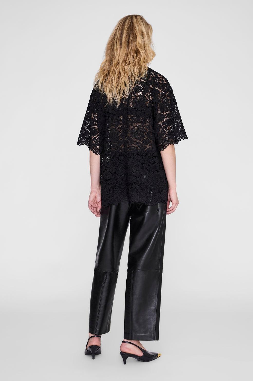 Zeina Top - Black Lace