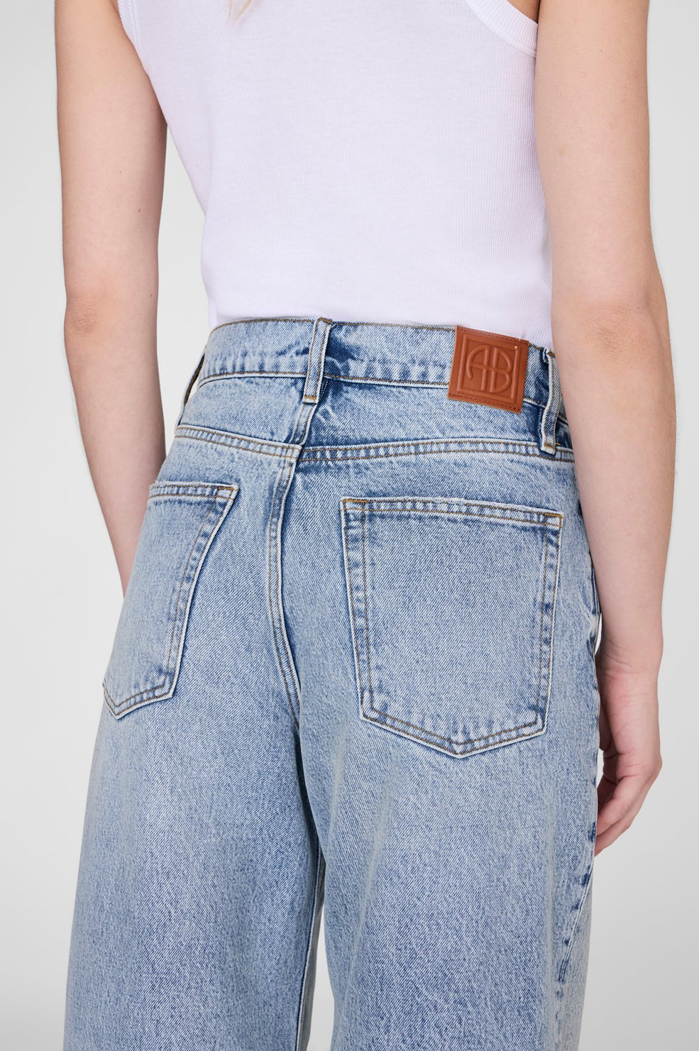 Brie Jean 33" - Reservoir Blue