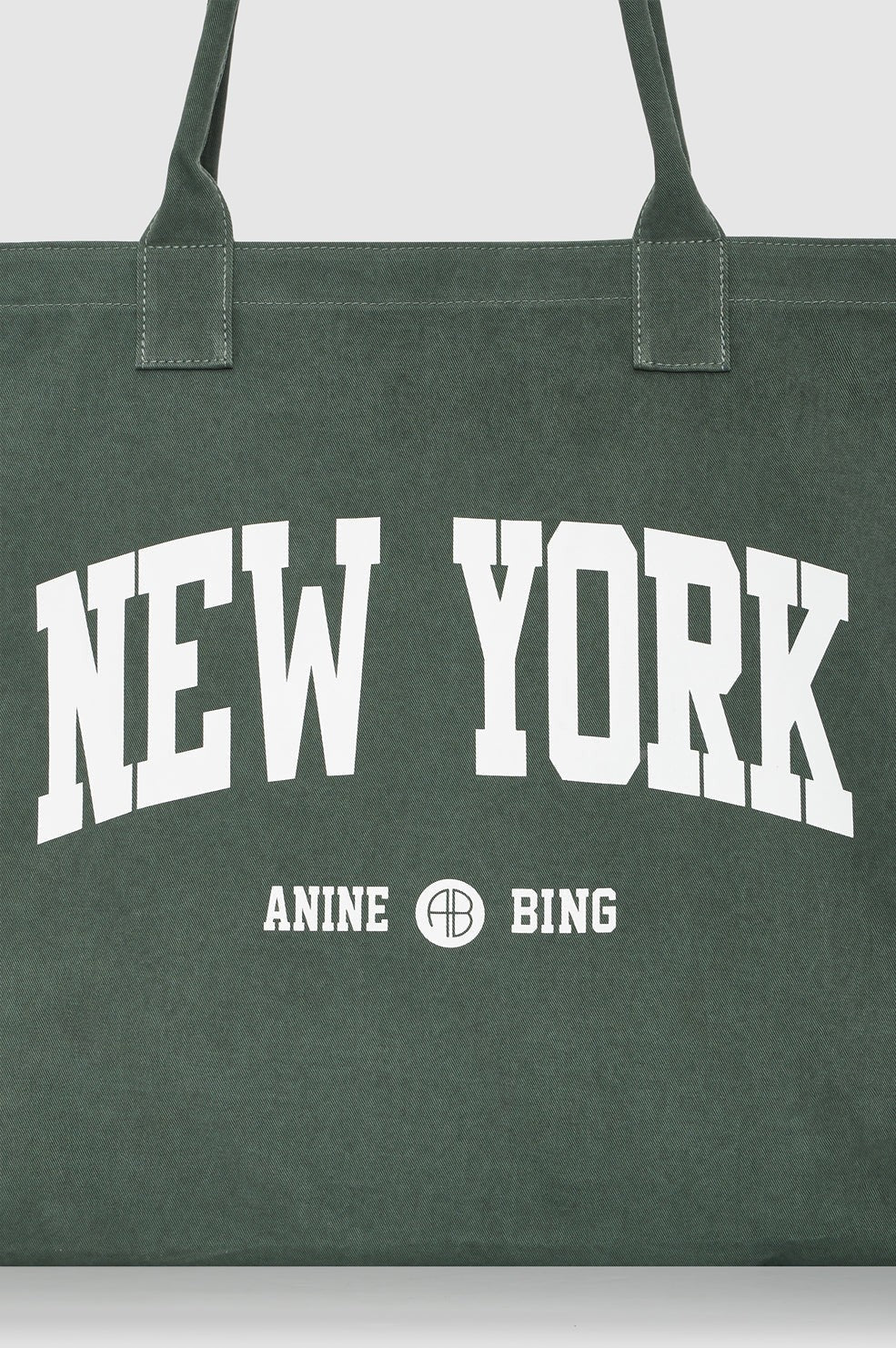 Leo Canvas Tote New York University - Cilantro
