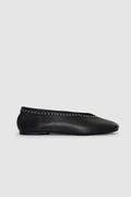 Ana Flats Studs - Black
