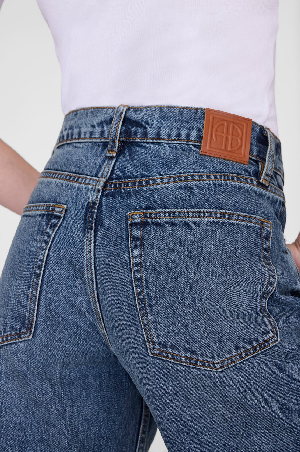 Brie Jean 33" - Dark Indigo