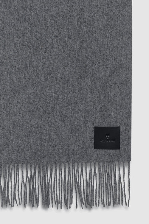 Augustina Scarf - Grey Wool