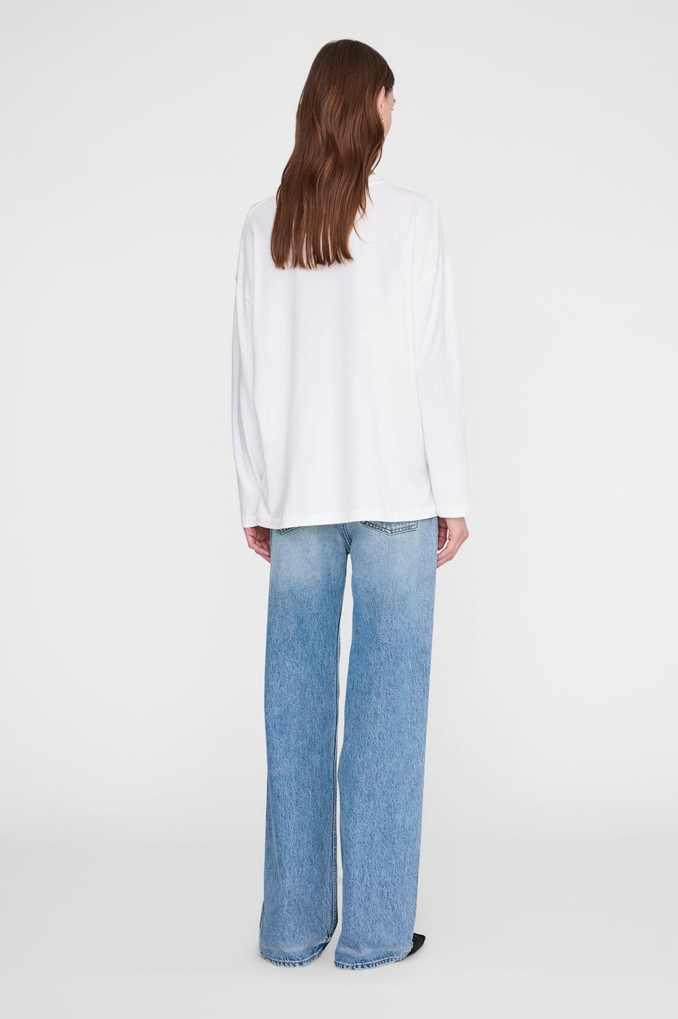 Ivan Long Sleeve New York Stencil - Ivory
