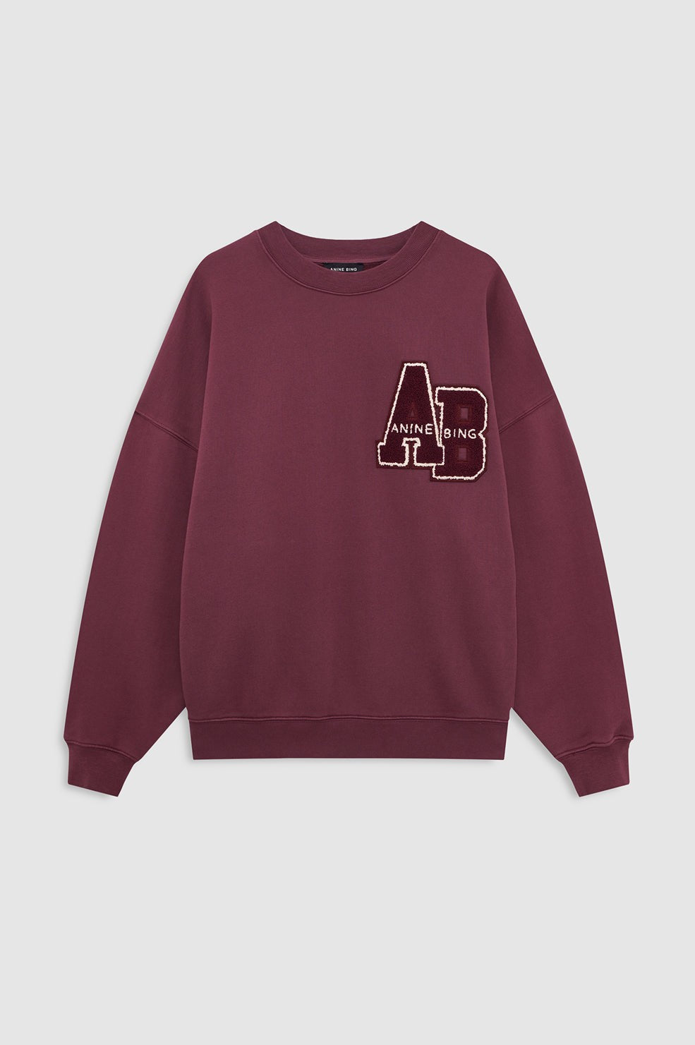 Miles Sweatshirt Letterman - Fig