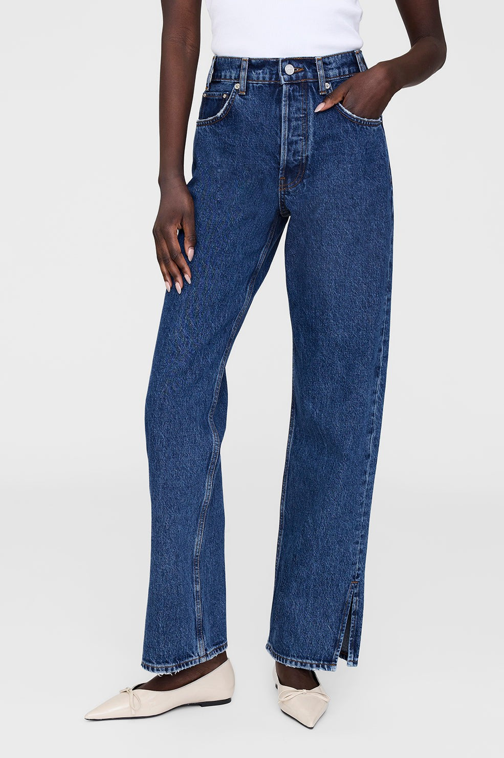 Roy Jean 31" - Clean Indigo Denim