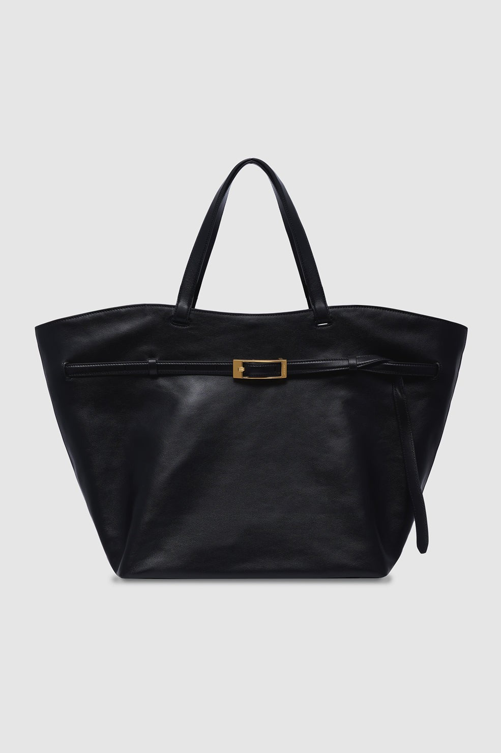 Elly Tote Grained Leather - Black