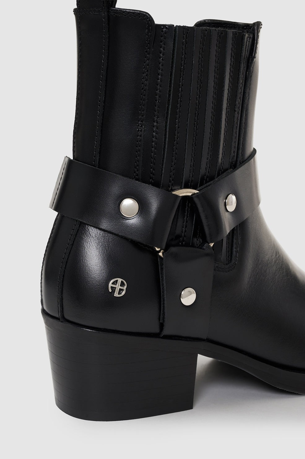 Mid Biker Boots - Black