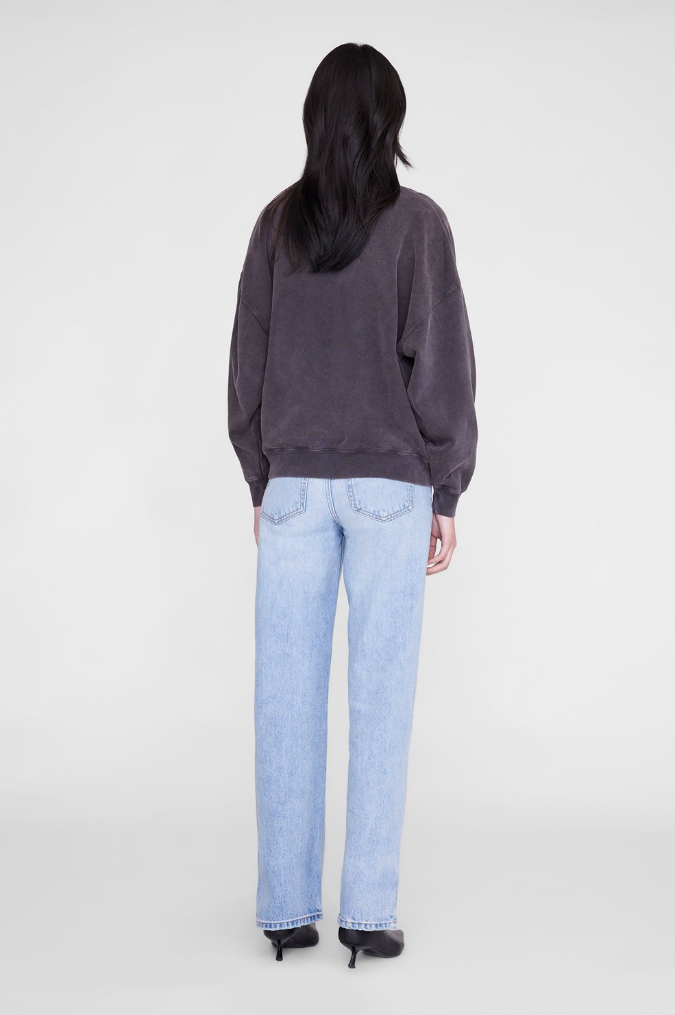 Miles Sweatshirt Tiger Bing - Washed Black