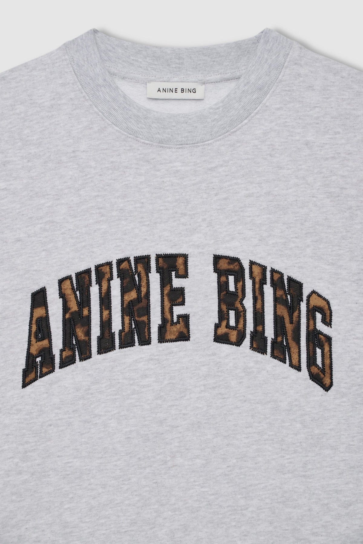 Miles Sweatshirt Anine Bing Leopard - Heather Grey