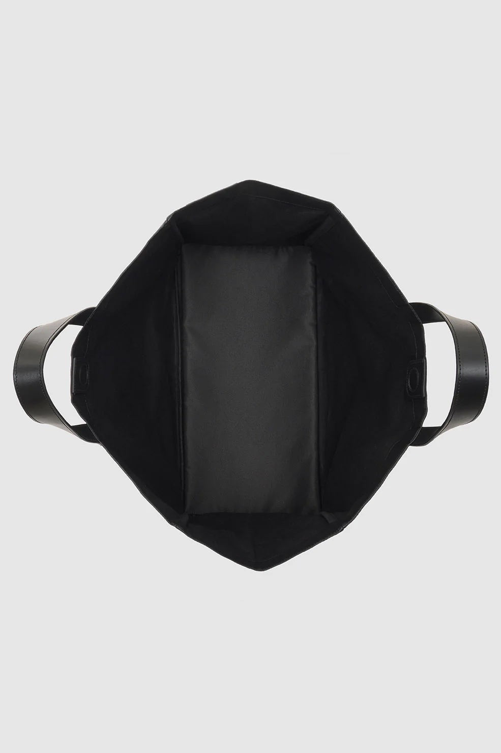 Large Rio Tote - Black Recycled Leather