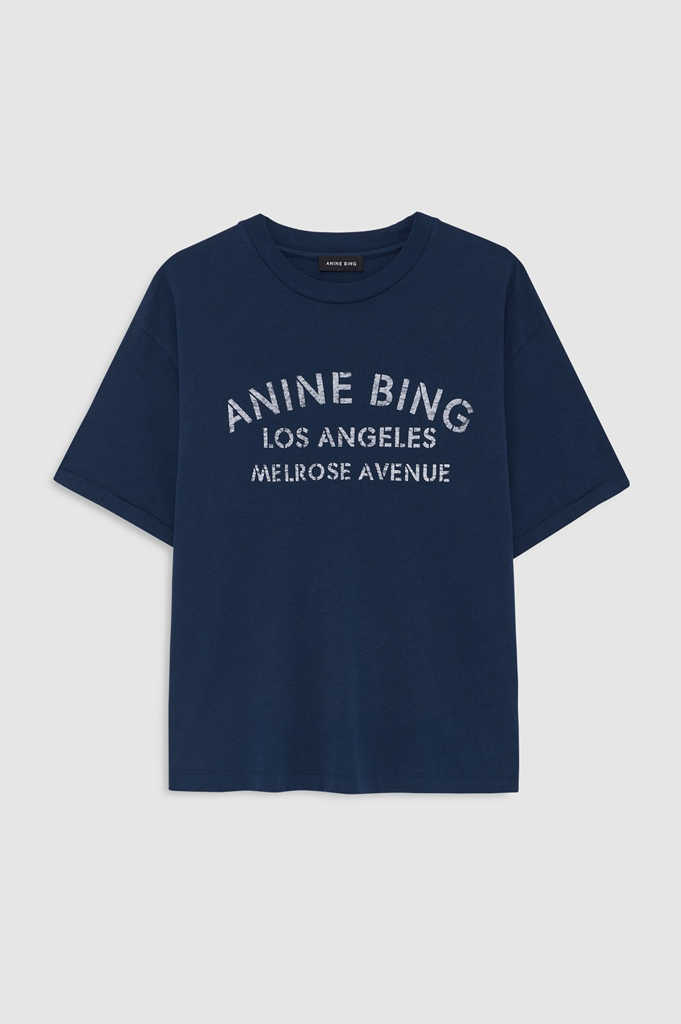 Cade Tee Melrose Stencil - Navy